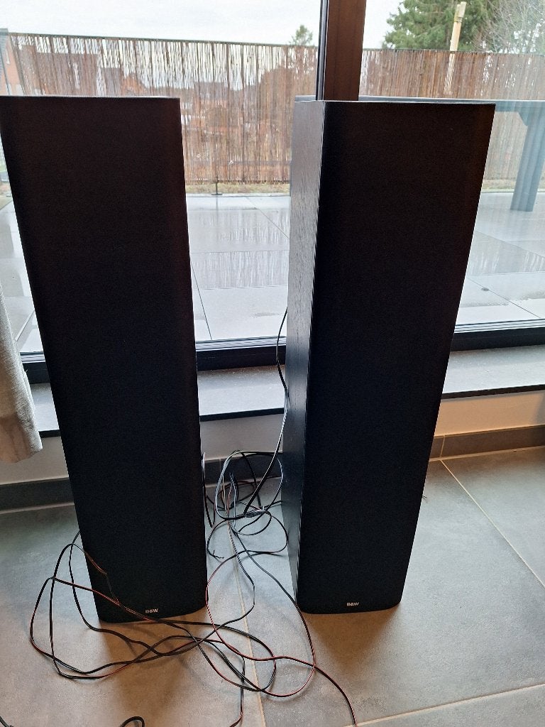 GERESERVEERD - Luidsprekers B & W, Ophalen, Vloerstaande luidspreker, Gebruikt, 60 tot 120 watt