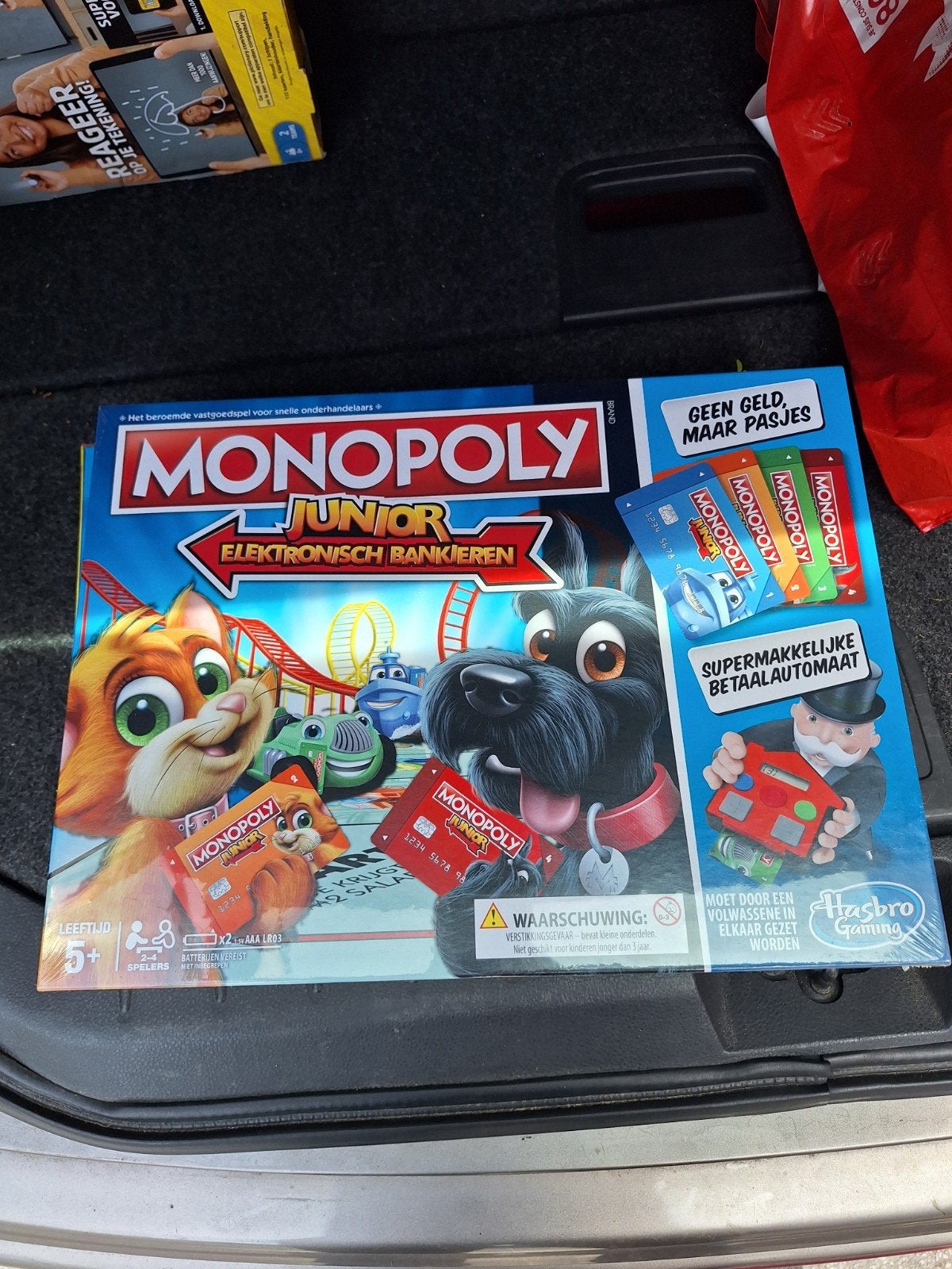 Monopoly junior en Néerlandais neuf., Enlèvement ou Envoi, Neuf, Garçon ou Fille