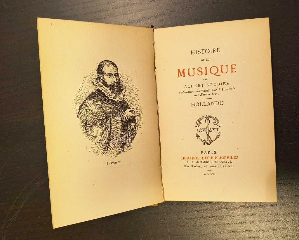 Histoire de la Musique, Hollande, Albert Soubies, 1901, Gelezen, Soubies, Ophalen of Verzenden, Algemeen