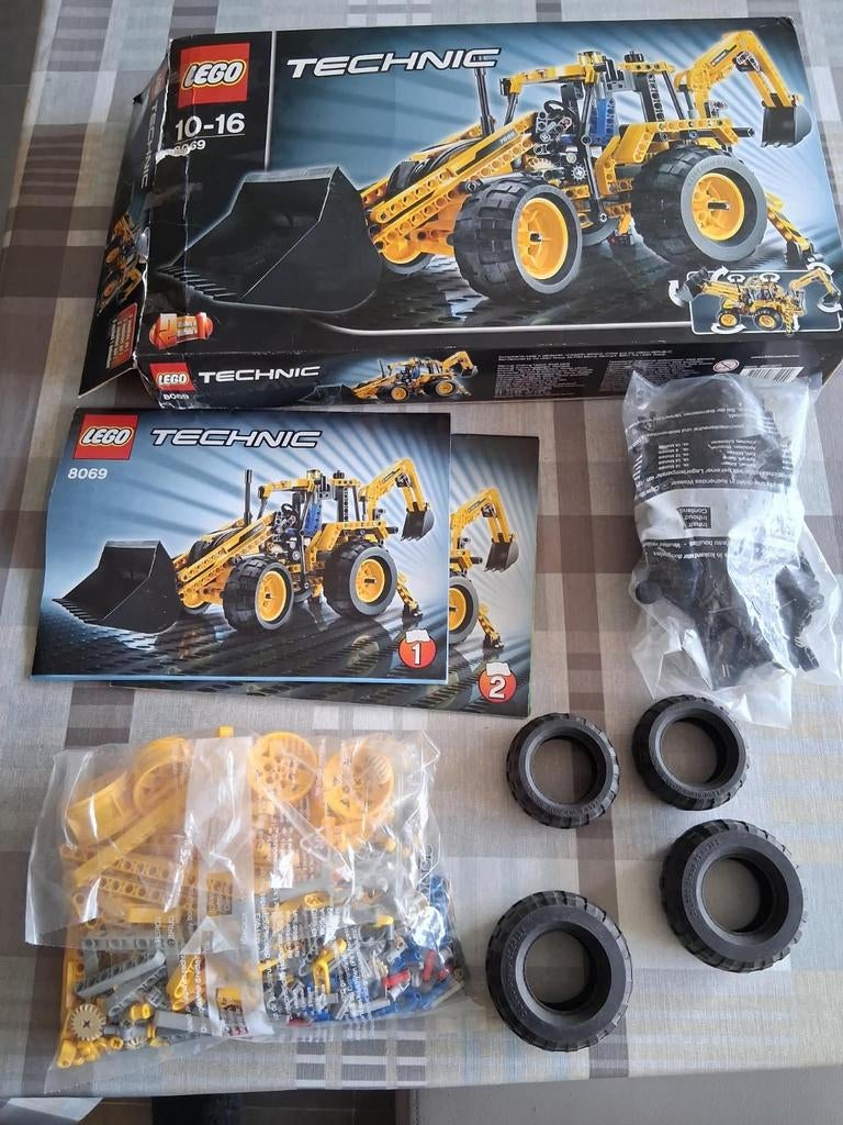 Lego technic 8069 kraan, Ophalen