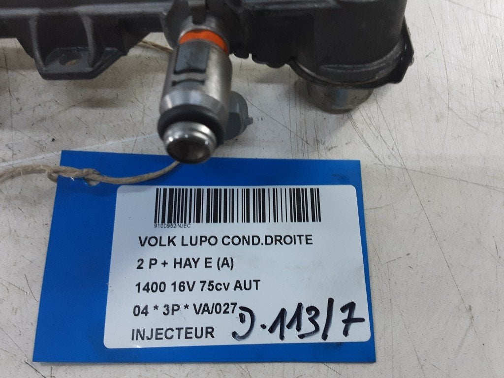 INJECTEUR Volkswagen Lupo (6X1) (03603164X), Volkswagen, Mevr. I. Hauben, Utilisé, Rue de l'Espoir 34 34
4030  GRIVEGNÉE, BE