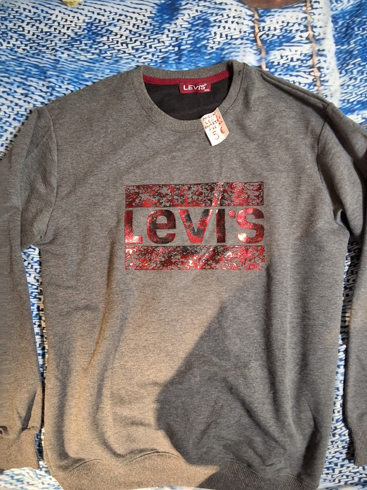 LEVI'S grijs swaeter Nieuw!, Ophalen, Grijs