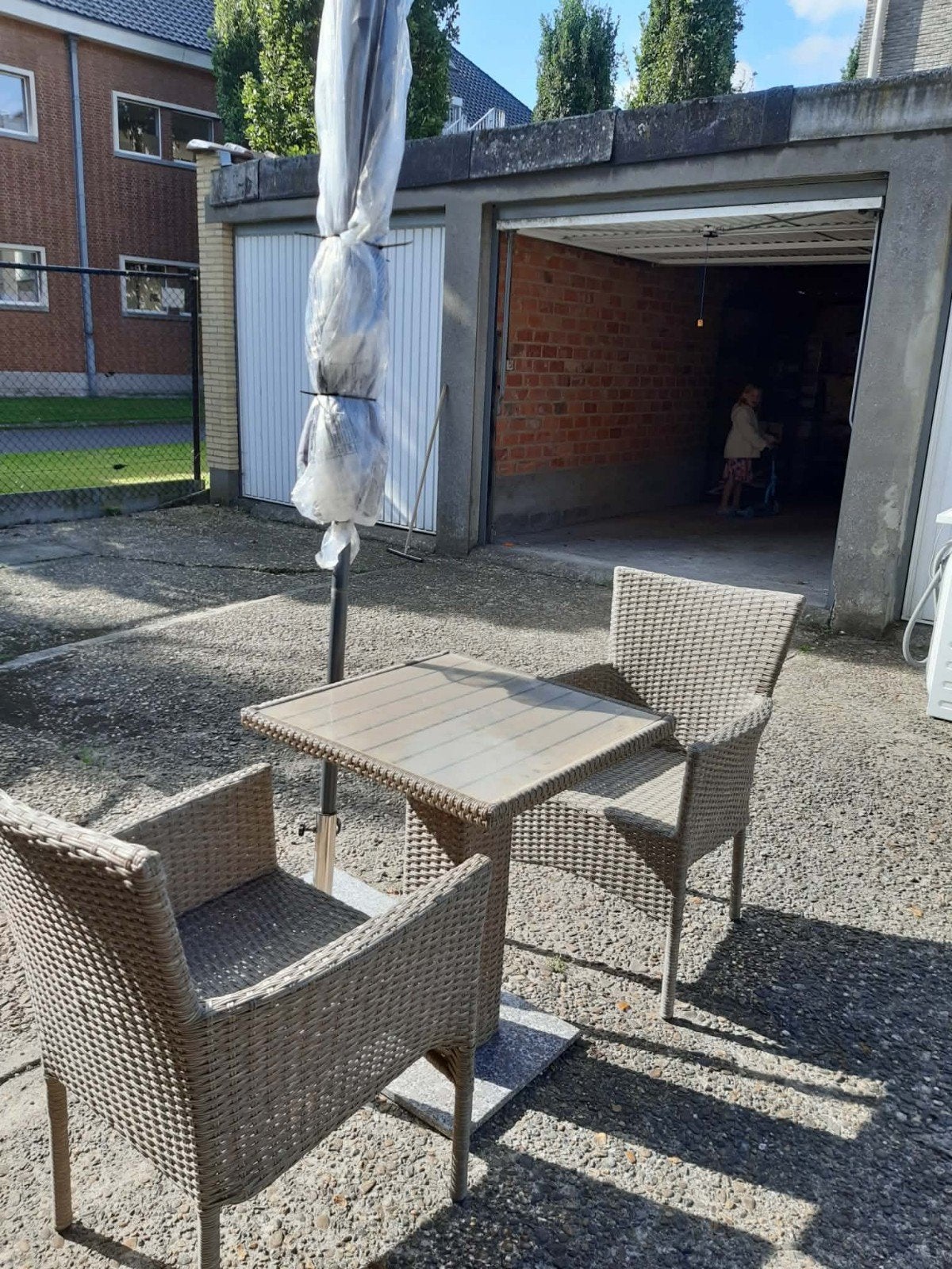 tuinmeubelen, Ophalen of Verzenden, Zo goed als nieuw, Rotan, Verstelbaar