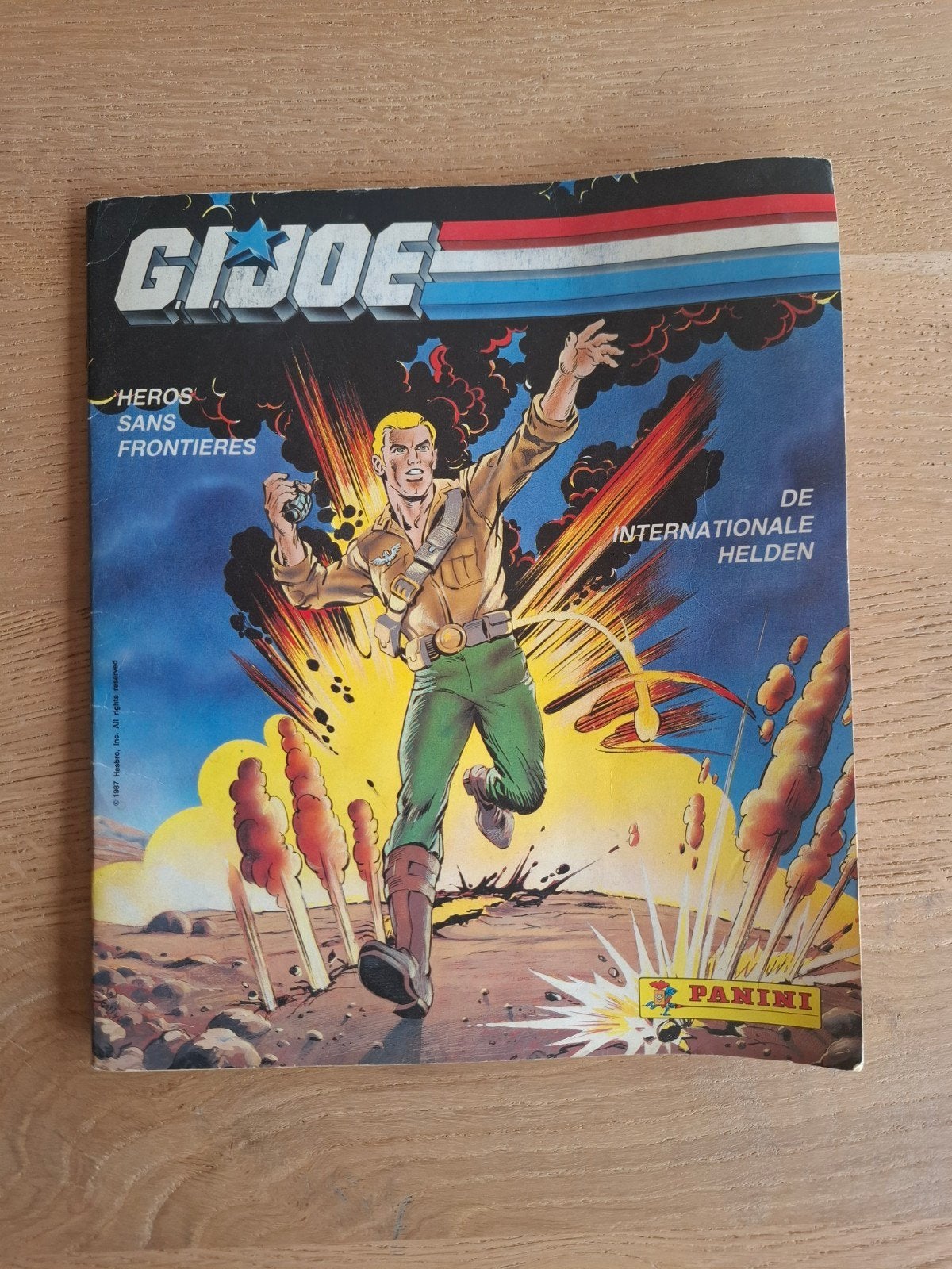 Panini G.I. Joe Stickeralbum (1987) – Compleet, Verzamelen, Stickers, Ophalen of Verzenden