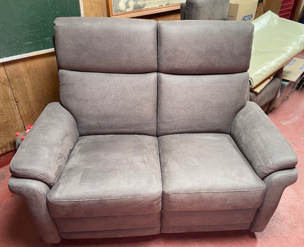 2-zit met relax gedeelte (afstandsbediening), Maison & Meubles, 75 à 100 cm, Neutraal, Comme neuf, Synthétique