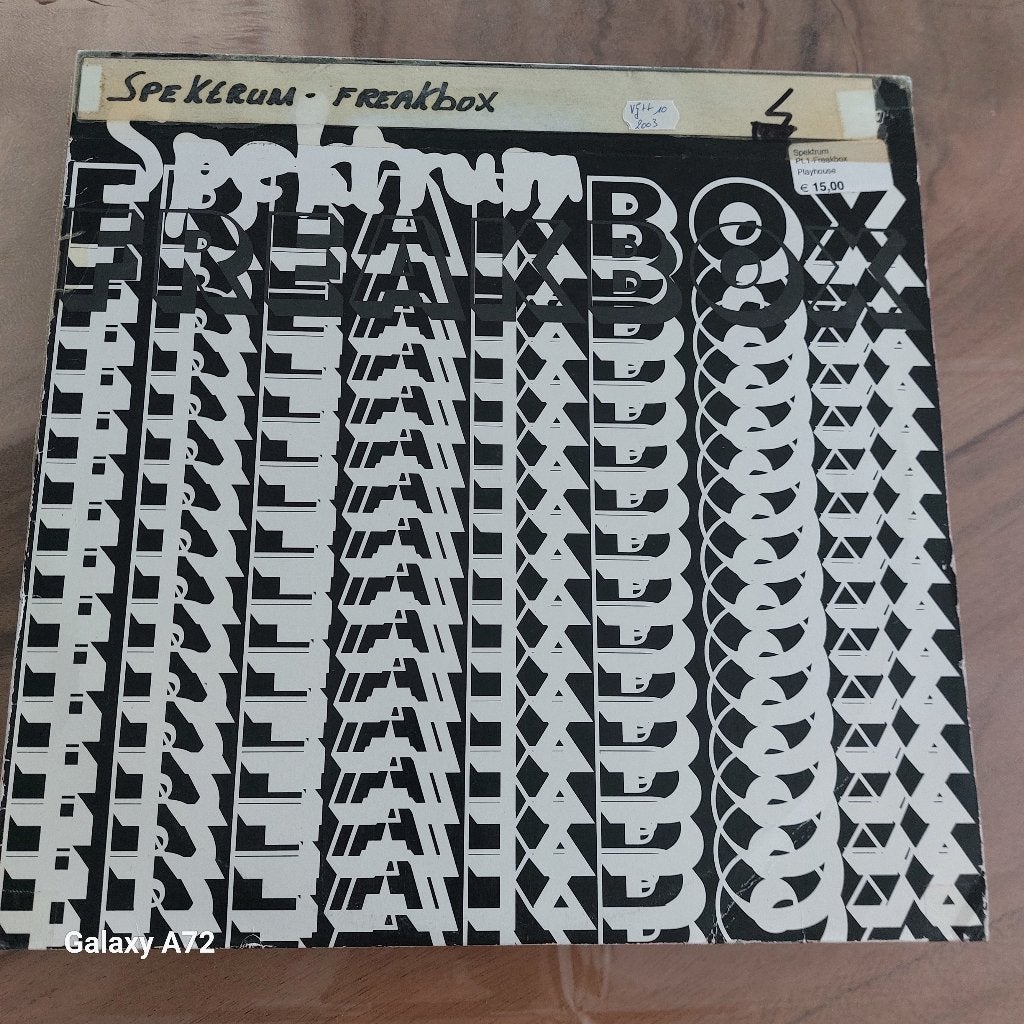 spektrum freakbox rmxs 2 x 12 inch maxi, Cd's en Dvd's, Vinyl | Dance en House, Gebruikt, Ophalen of Verzenden, Techno, 12 inch