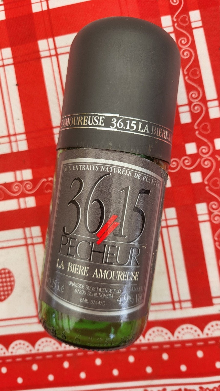 SCHILTIGHEIM Pecheur 3615 25cl Amoureuse Elzas leeg, Verzamelen, Biermerken