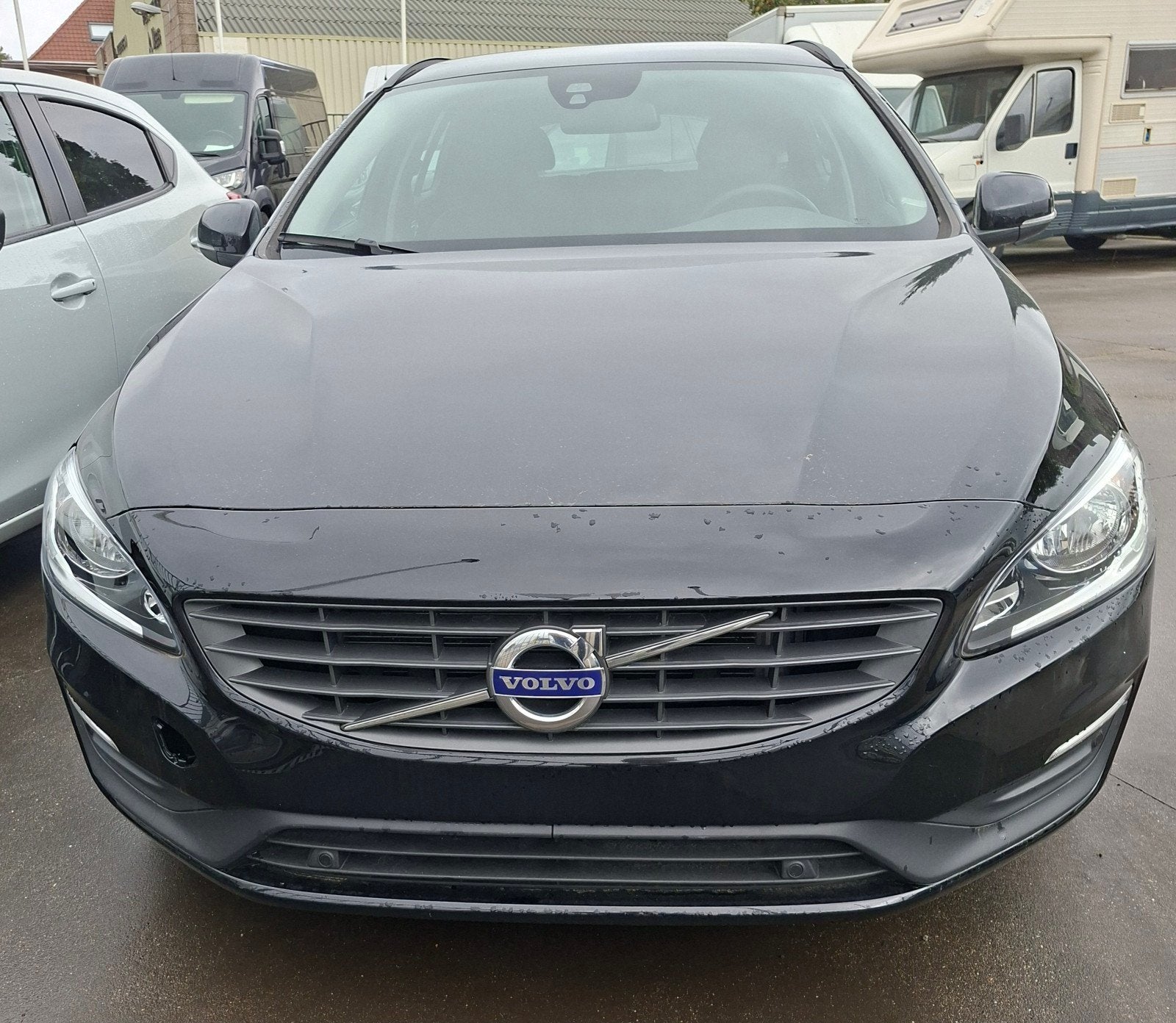 Volvo V60 D2, Euro 6, 4 cilinders, 1969 cc, Zwart