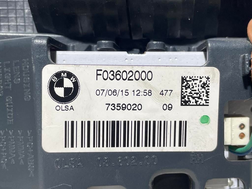 Feux arrière droit BMW F20/F21 7359020   09, Autos : Pièces & Accessoires, Éclairage, Enlèvement, Utilisé, BMW