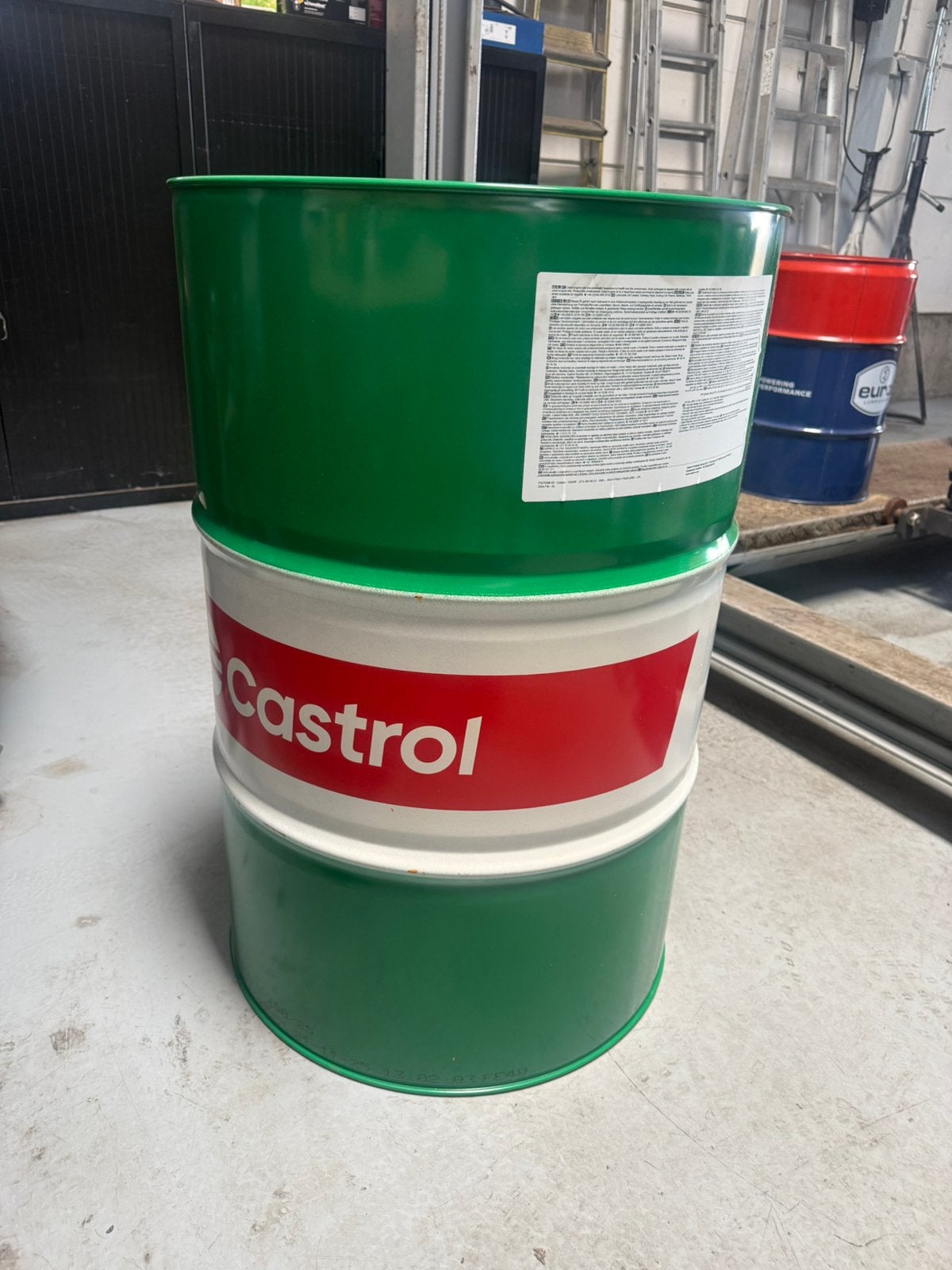 Leeg castrol van (208l), Enlèvement, Utilisé, Autre, Autres marques