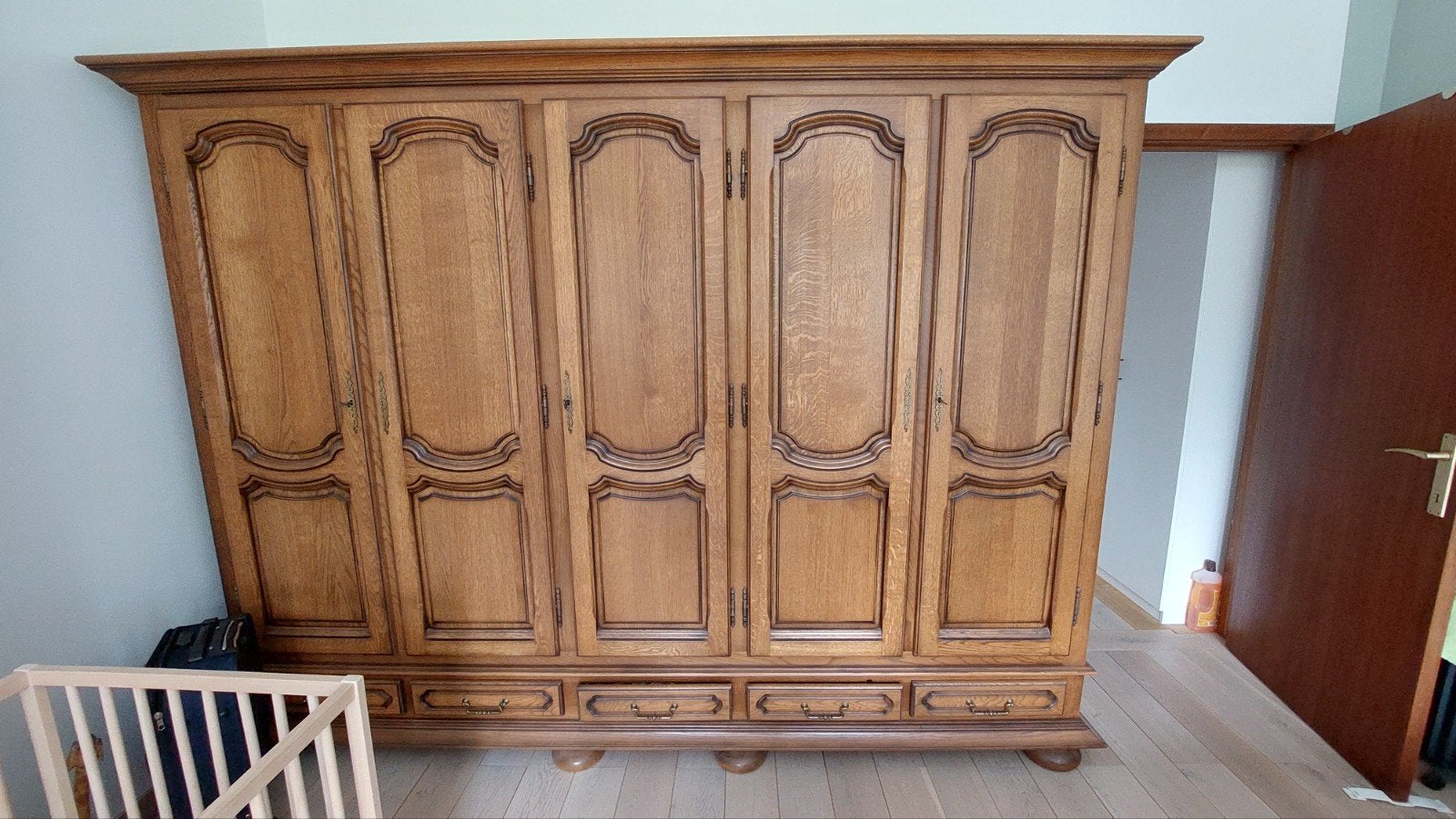 Chambre complète en chêne, Enlèvement