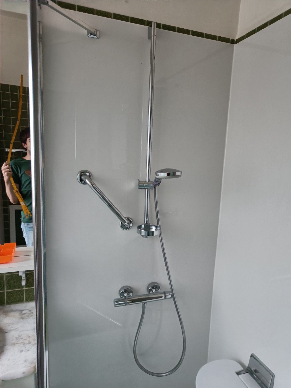 inbouw douche met kranen Hans grohe, Ophalen