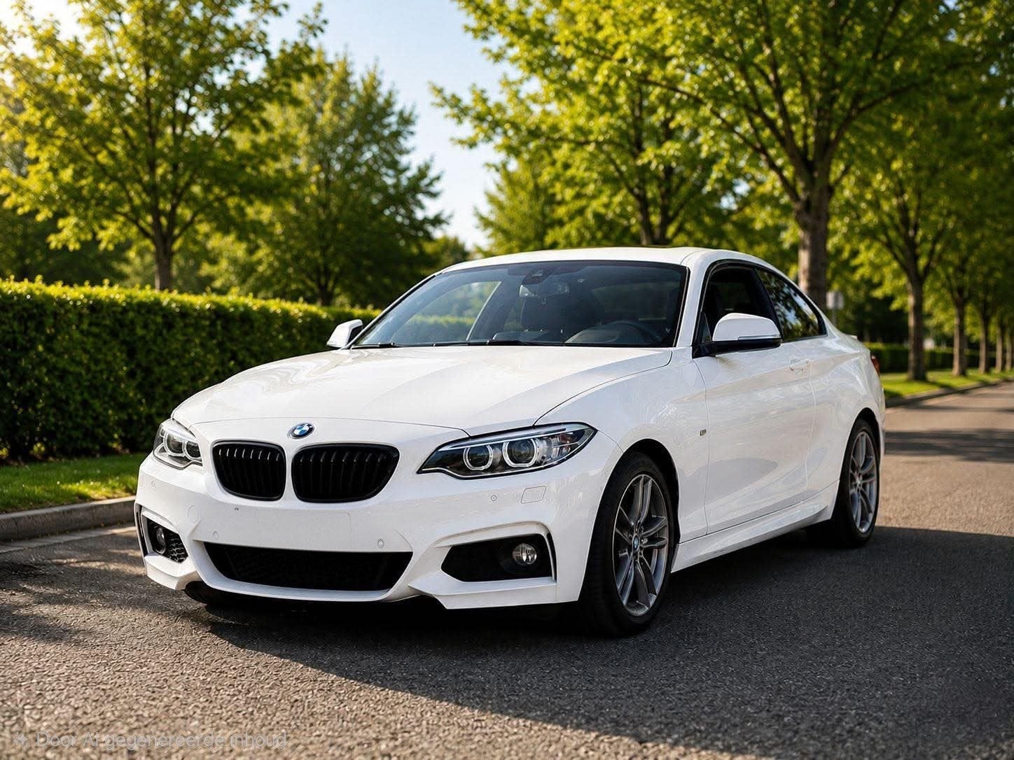 bmw 218i coupé, Auto's, BMW, Achterwielaandrijving, 2 Reeks, Wit, Handgeschakeld