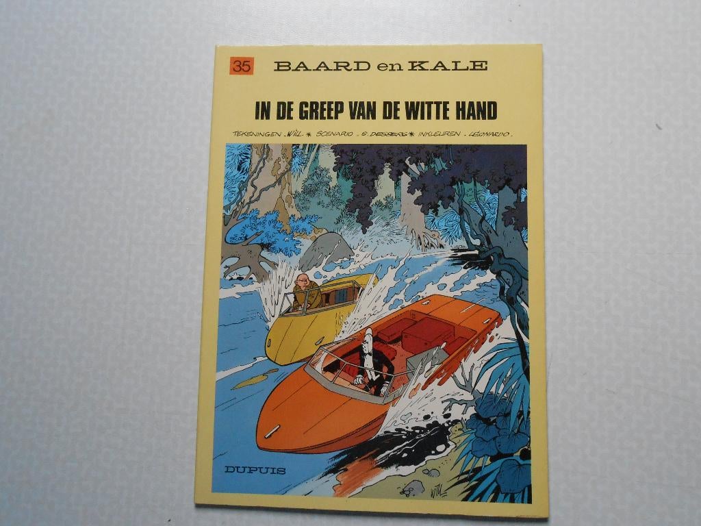 baard en kale 35 in de greep van De Witte Hand 1986 1ste dru, Eén stripboek, Ophalen of Verzenden, Nieuw