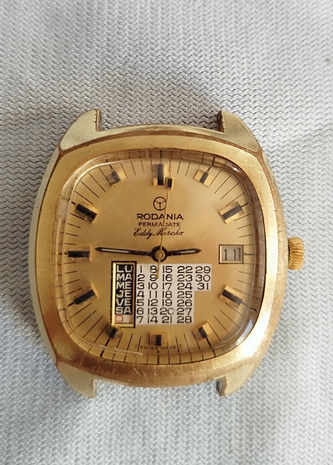 Rodania Permadate automatique Eddy merckx vintage, Bijoux, Sacs & Beauté, Montres | Anciennes | Antiquités, Enlèvement, Or