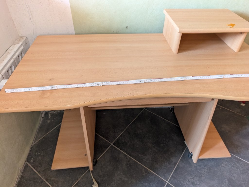 Bureau, Ophalen, Met wielen, Gebruikt, Computerbureau