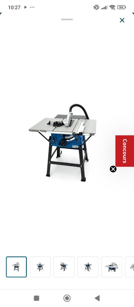 Scie circulaire sur table ., Bricolage & Construction, Envoi, Neuf, 1200 watts ou plus, Scie circulaire