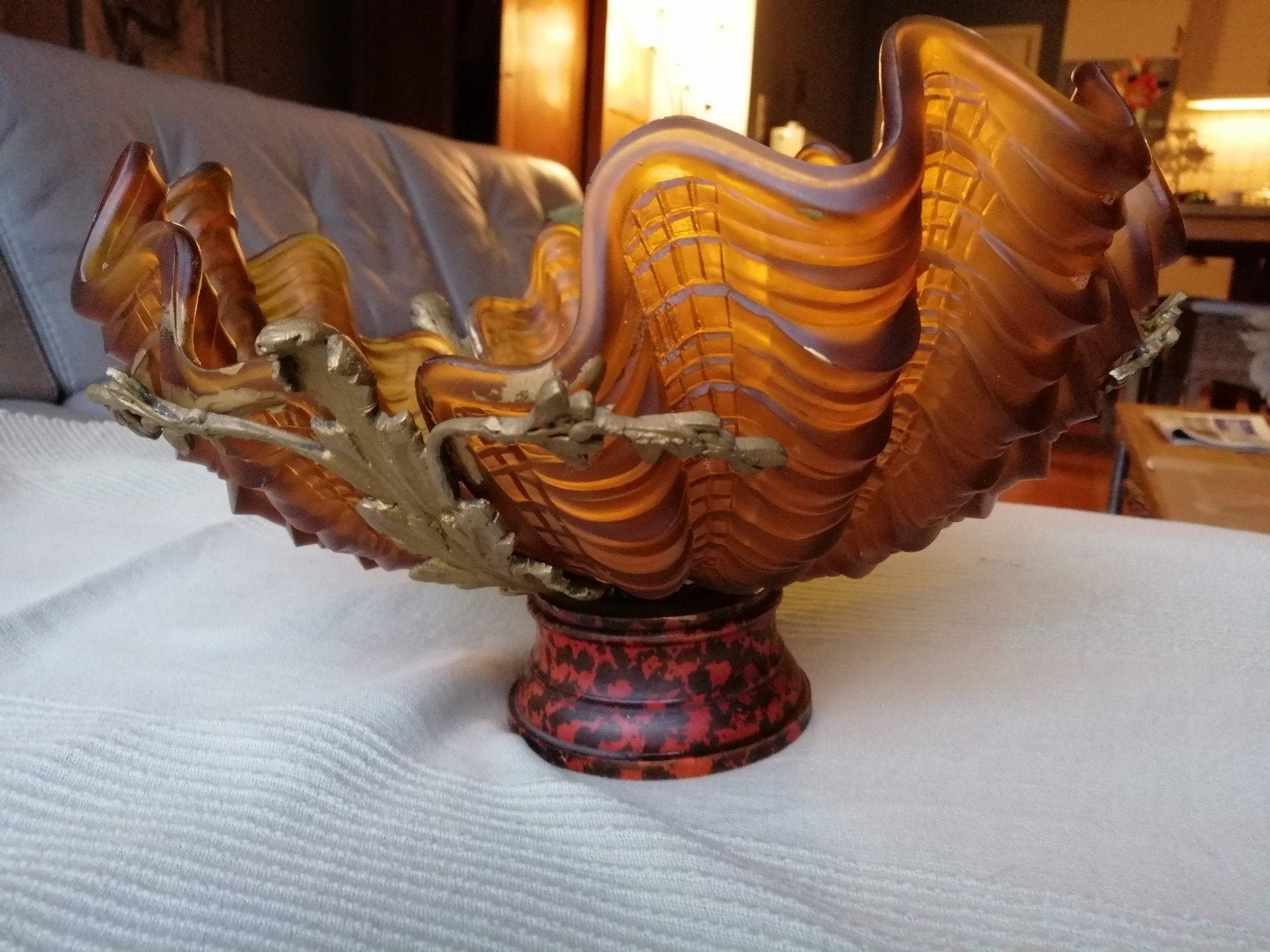 art nouveau schaal, Antiek en Kunst, Ophalen