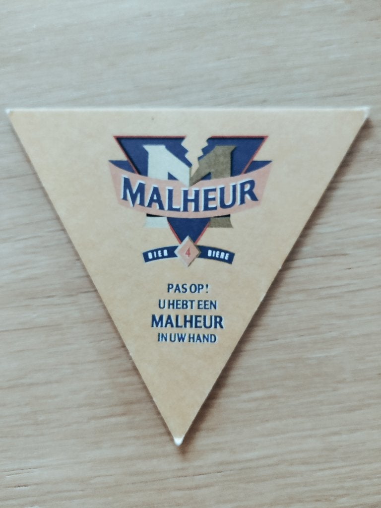 bierviltje Malheur (De Landtsheer), Ophalen of Verzenden, Zo goed als nieuw, Viltje(s), Overige merken