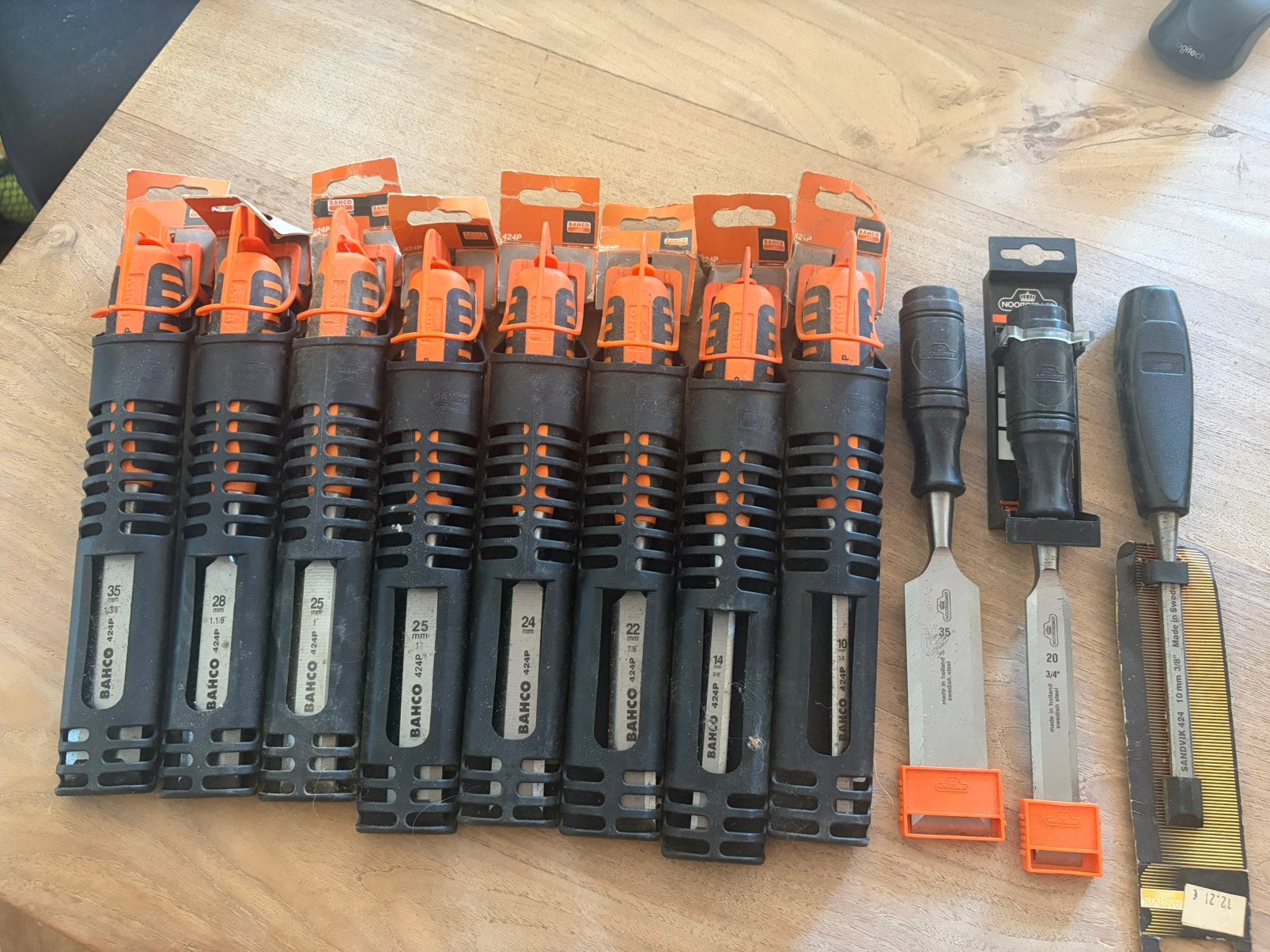 Nieuwe Bahco houtbeitels, Doe-het-zelf en Bouw, Gereedschap | Handgereedschap, Ophalen, Nieuw