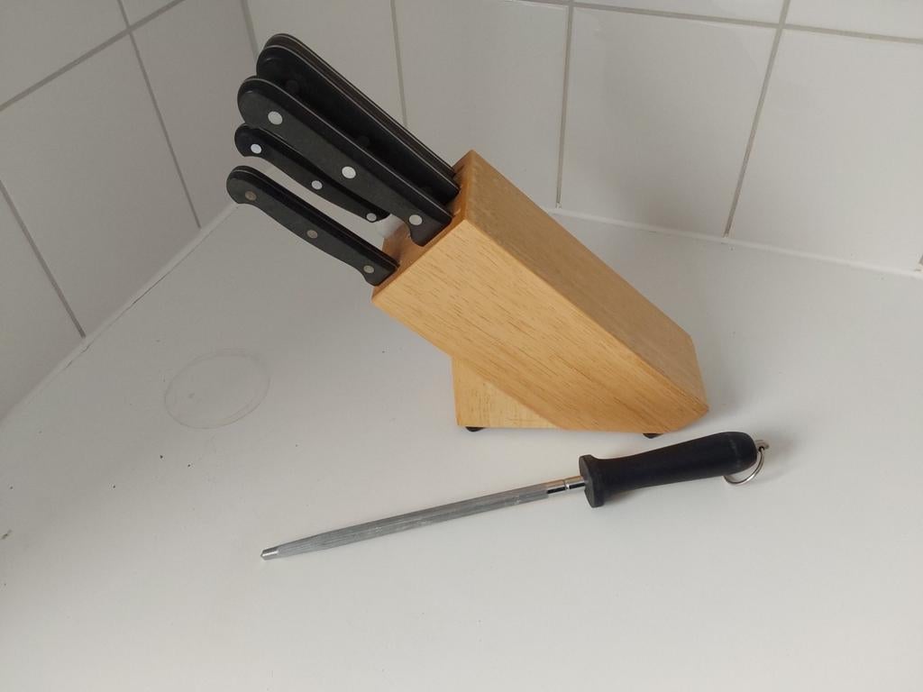 Messen blok compleet, Ophalen