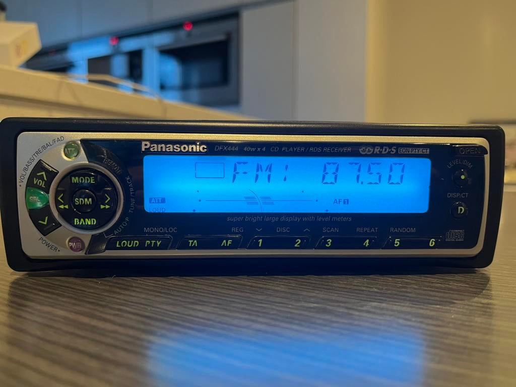 Autoradio Panasonic DFX444 CD, Ophalen of Verzenden, Zo goed als nieuw