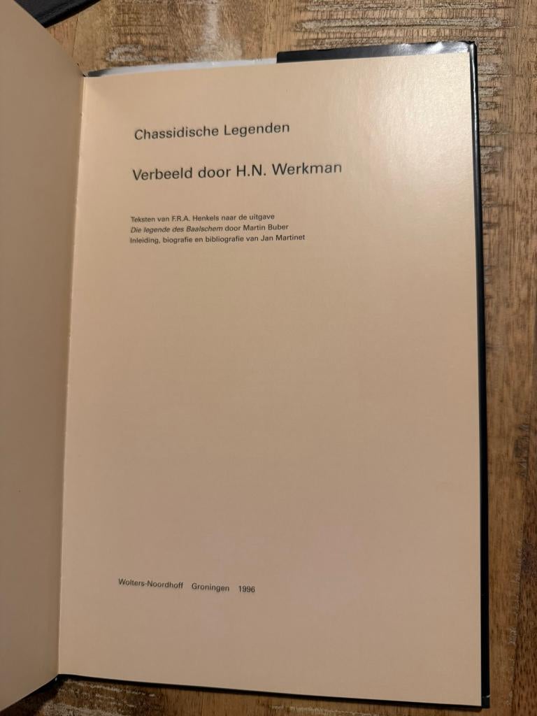 Chassidische Legenden - H.N. Werkman *1996, Ophalen of Verzenden, Gelezen, H.N. Werkman