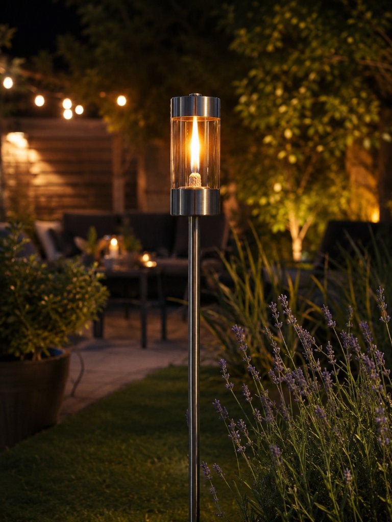 Sfeer in de tuin met 8 nieuwe olielampjes, Jardin & Terrasse, Torches, Enlèvement, Neuf