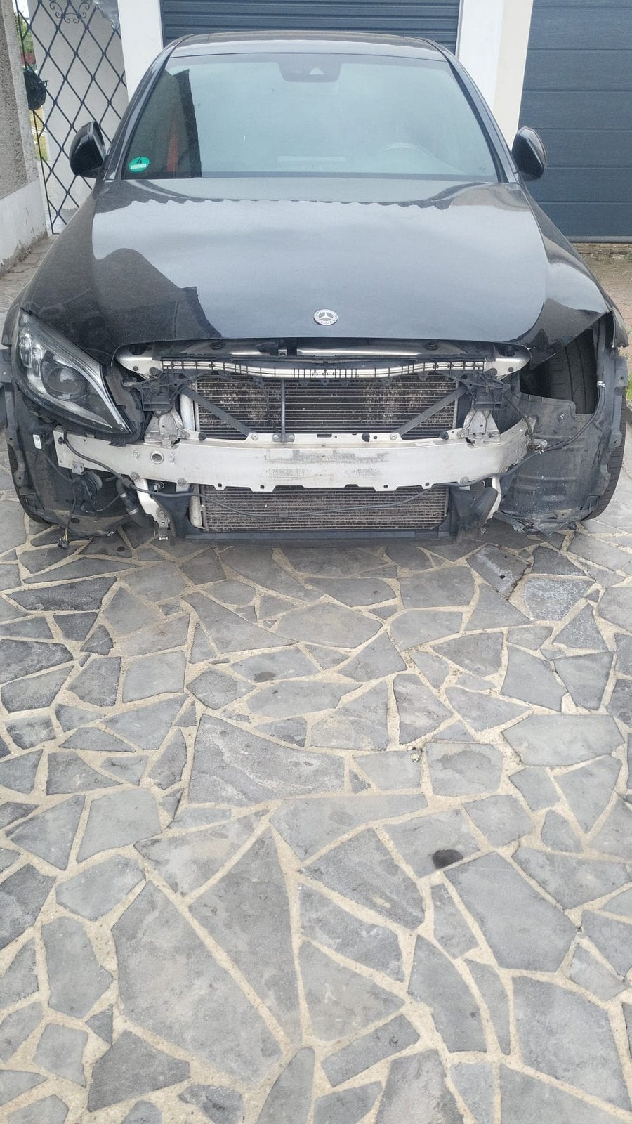 Mercedes C43 AMG 4MATIC - Phase 2 - Accidentée, Autos, Mercedes-Benz, Cuir et Alcantara, Achat, Euro 6, Noir