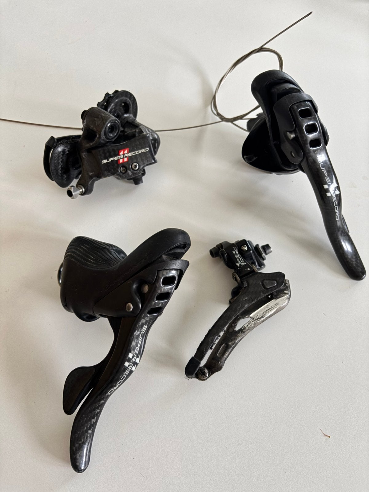 Campagnolo Superrecord 11 onderdelen, Gebruikt, Ophalen of Verzenden, Derailleur of Ketting, Racefiets