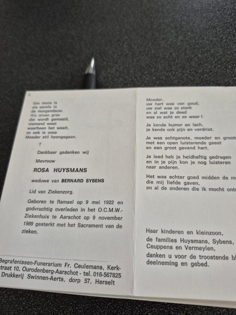 Bidprentjes Ramsel, Verzamelen, Verzenden