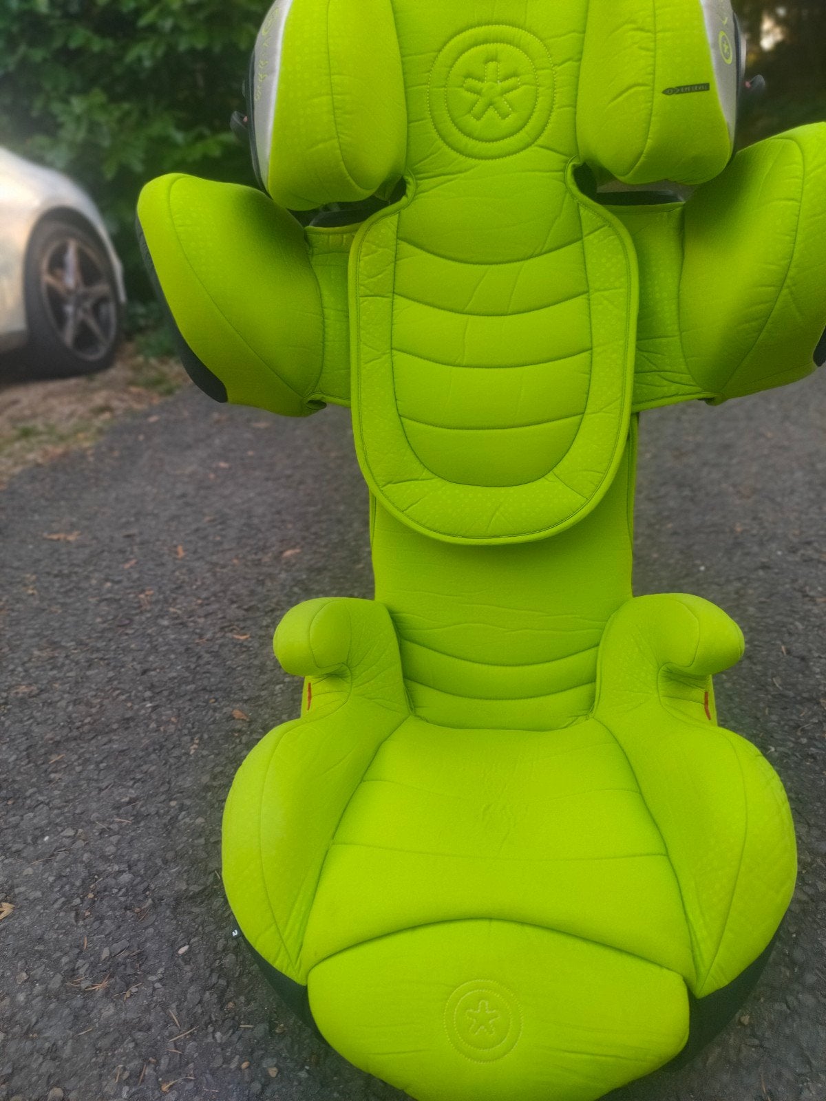 Siège auto Kiddy Cruiserfix 3 - Groupe 2/3 (15-36 kg) - Vert, Enlèvement, Utilisé, 15 à 36 kg, Ceinture de sécurité ou Isofix