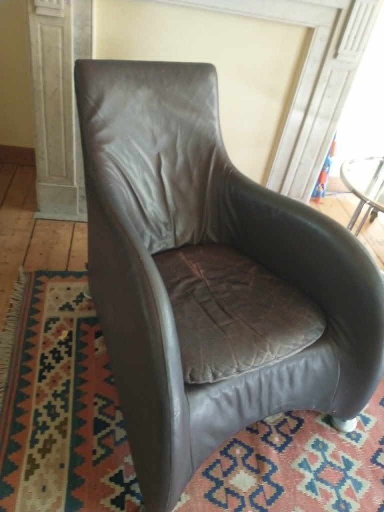 2 fauteuils design Loge pour Montis 150€, Enlèvement, Utilisé