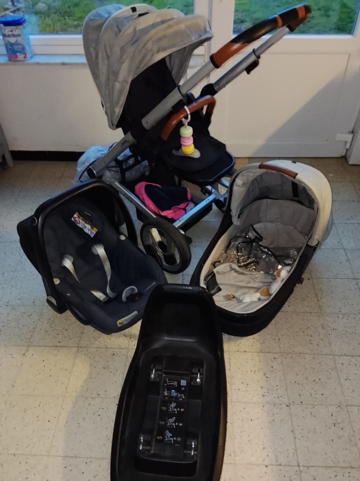 buggy 3 in 1 plus isofix, Gebruikt, Combiwagen, Met autostoeltje, Ophalen