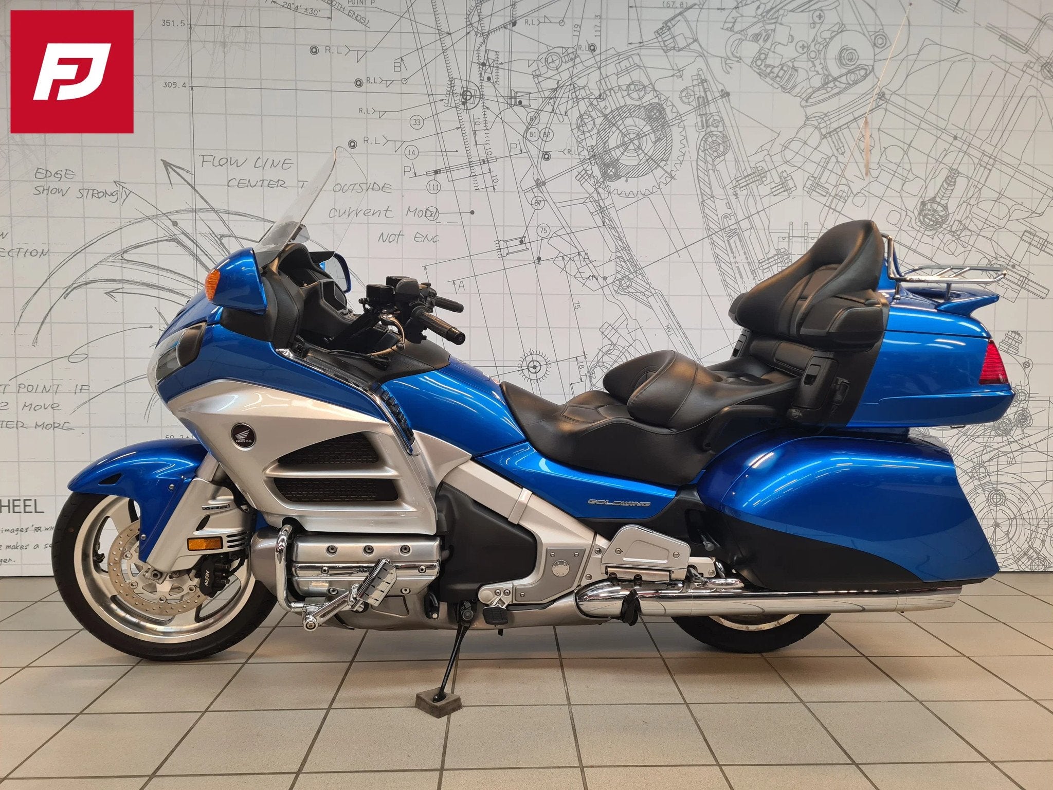 Honda GL 1800 Goldwing (bj 2012), Bedrijf, Meer dan 35 kW, Toermotor, 1800 cc