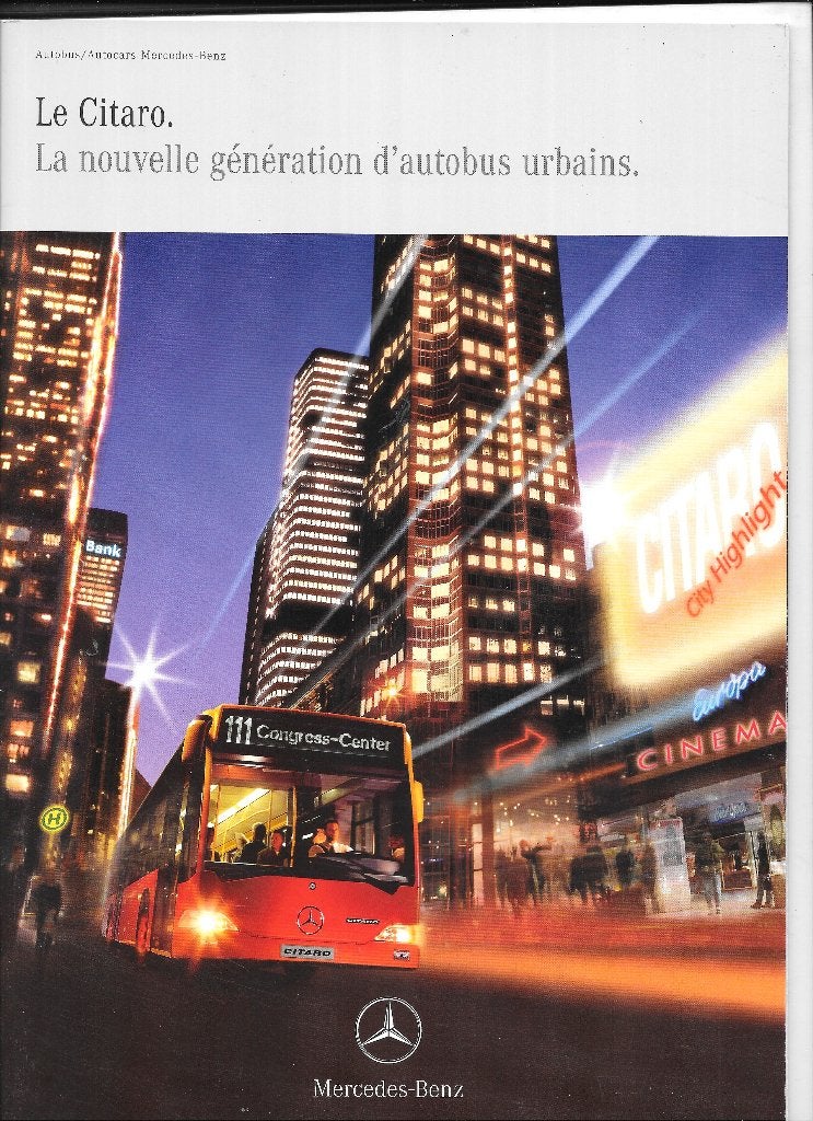 MERCEDES CITARO, 2004, Enlèvement ou Envoi, Comme neuf, Mercedes