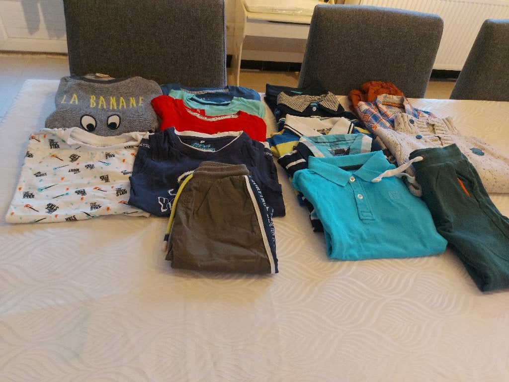 Vente vêtements garçon 6 ans, Kinderen en Baby's, Kinderkleding | Kinder-kledingpakketten, Ophalen, Gebruikt, Maat 116