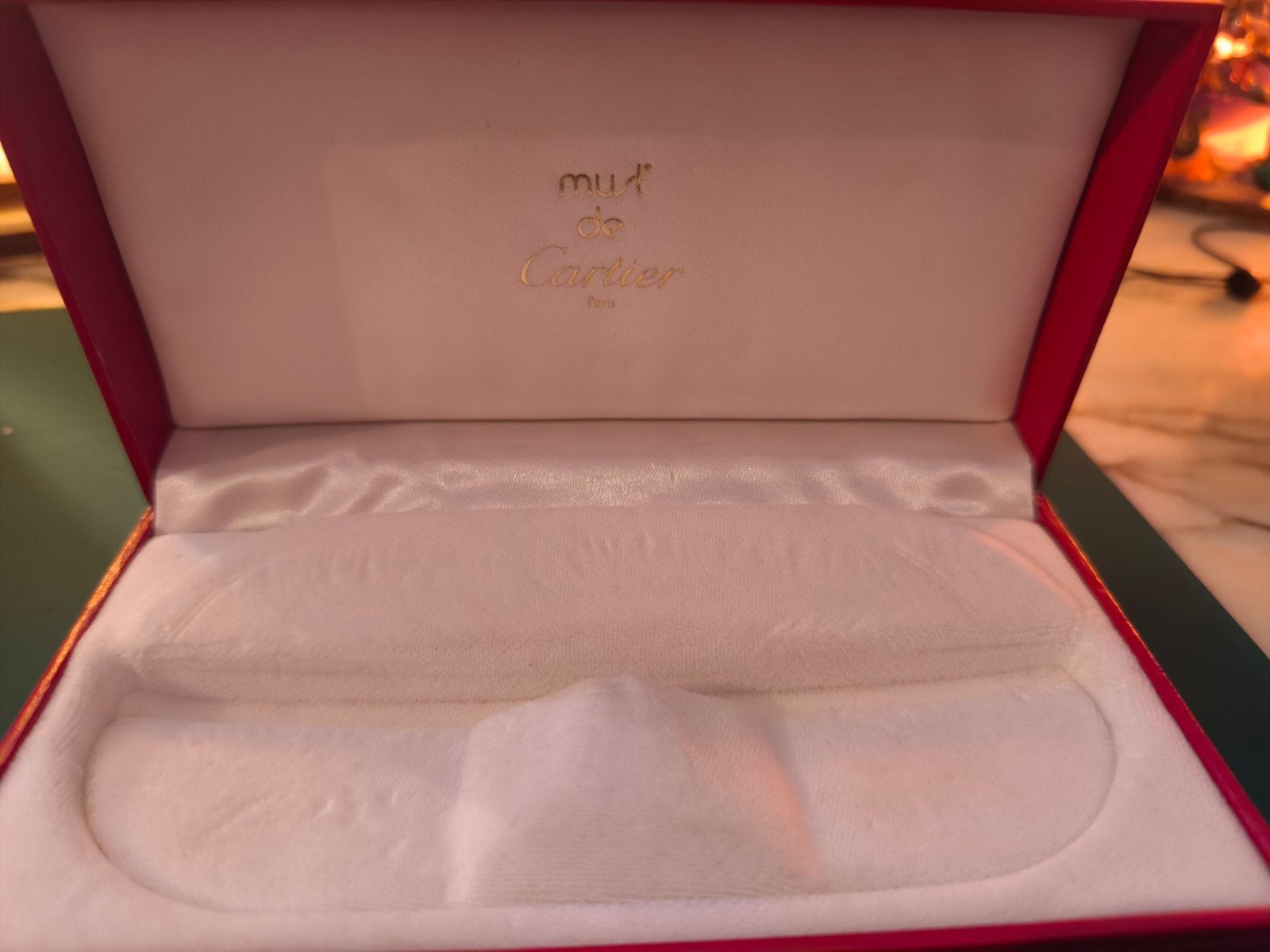 Boîte Cartier, Bijoux, Sacs & Beauté, Enlèvement, Neuf, Autres couleurs, Rigide