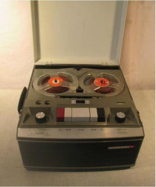 Retro Bandrecorder van Novak, Ophalen of Verzenden, Bandrecorder, Met banden