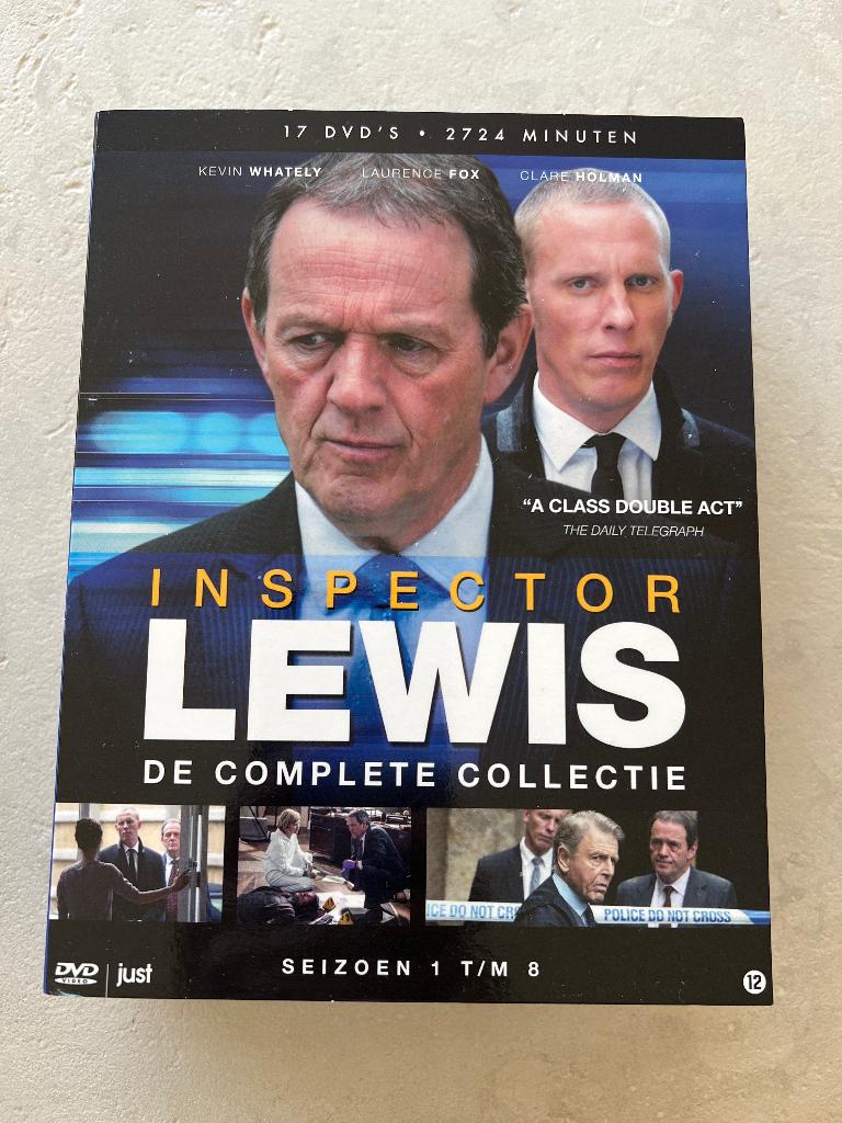 Inspector Lewis complete collectie dvd 8 seizoenen, Alle leeftijden, Boxset, Drama, Ophalen of Verzenden