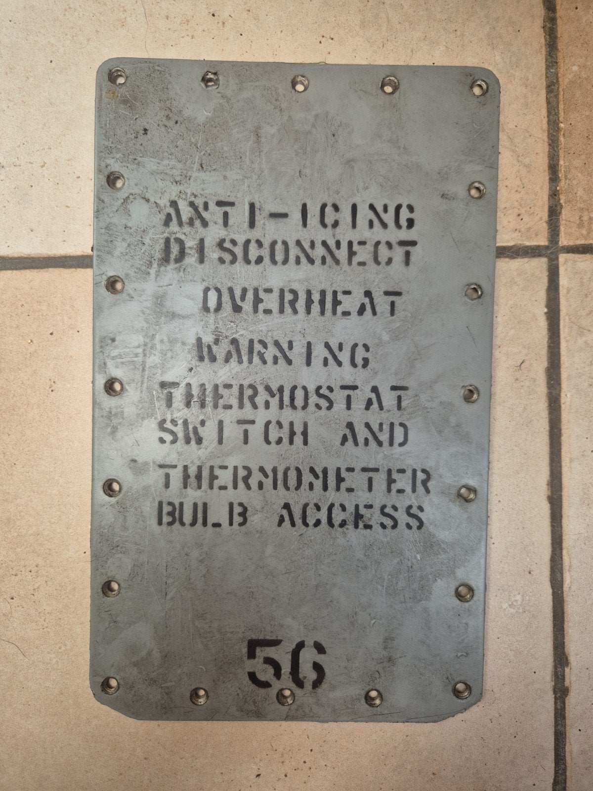 Origineel C-130 Hercules Access Panel, Collections, Aviation, Enlèvement