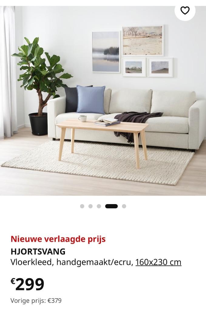 Handgemaakt tapijt ikea, 200 cm ou plus, 150 à 200 cm, Enlèvement, Utilisé