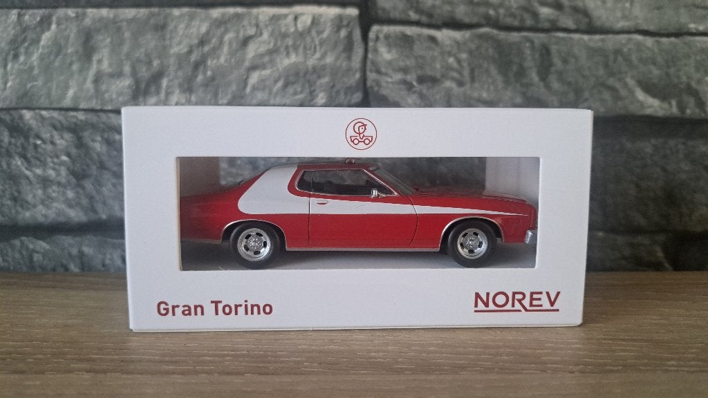 Ford gran Torino starsky & hutch 1/43éme, Auto, Norev, Ophalen of Verzenden, Norev