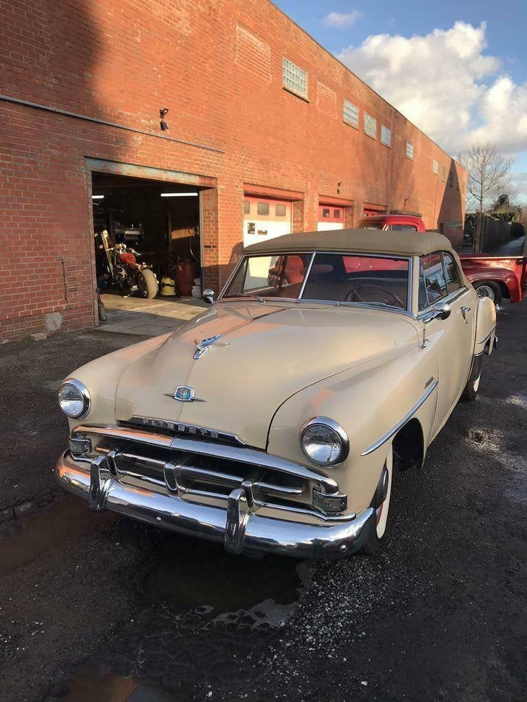 Plymouth Granbroock Oldtimer 1952 Belgische Wagen, Auto's, Cabriolet, Beige, Plymouth, Bedrijf