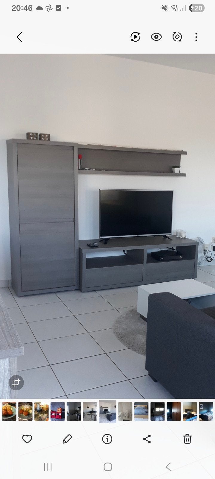 Tv kast met bovenbouw en kast, Maison & Meubles, Armoires | Meubles ordinateur, Enlèvement