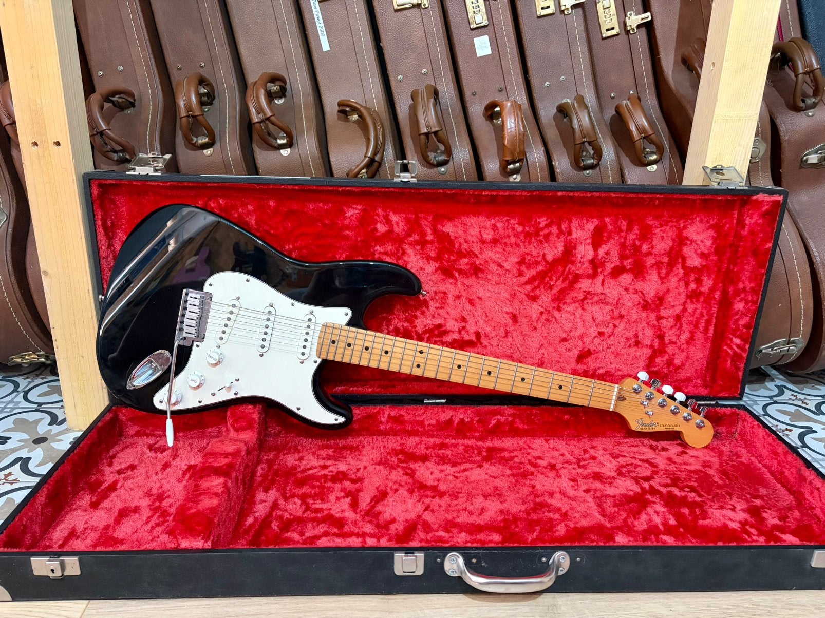 Fender stratocaster USA 1993 upgrade Amber Van Zandt, Muziek en Instrumenten, Snaarinstrumenten | Gitaren | Elektrisch, Fender