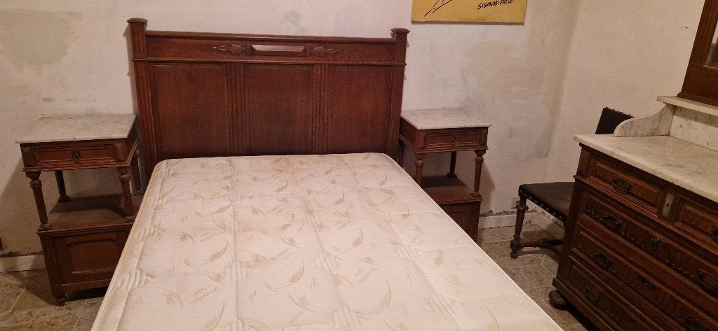 Chambre à coucher adulte ancienne, Enlèvement, Utilisé, Deux personnes, Louis Philippe