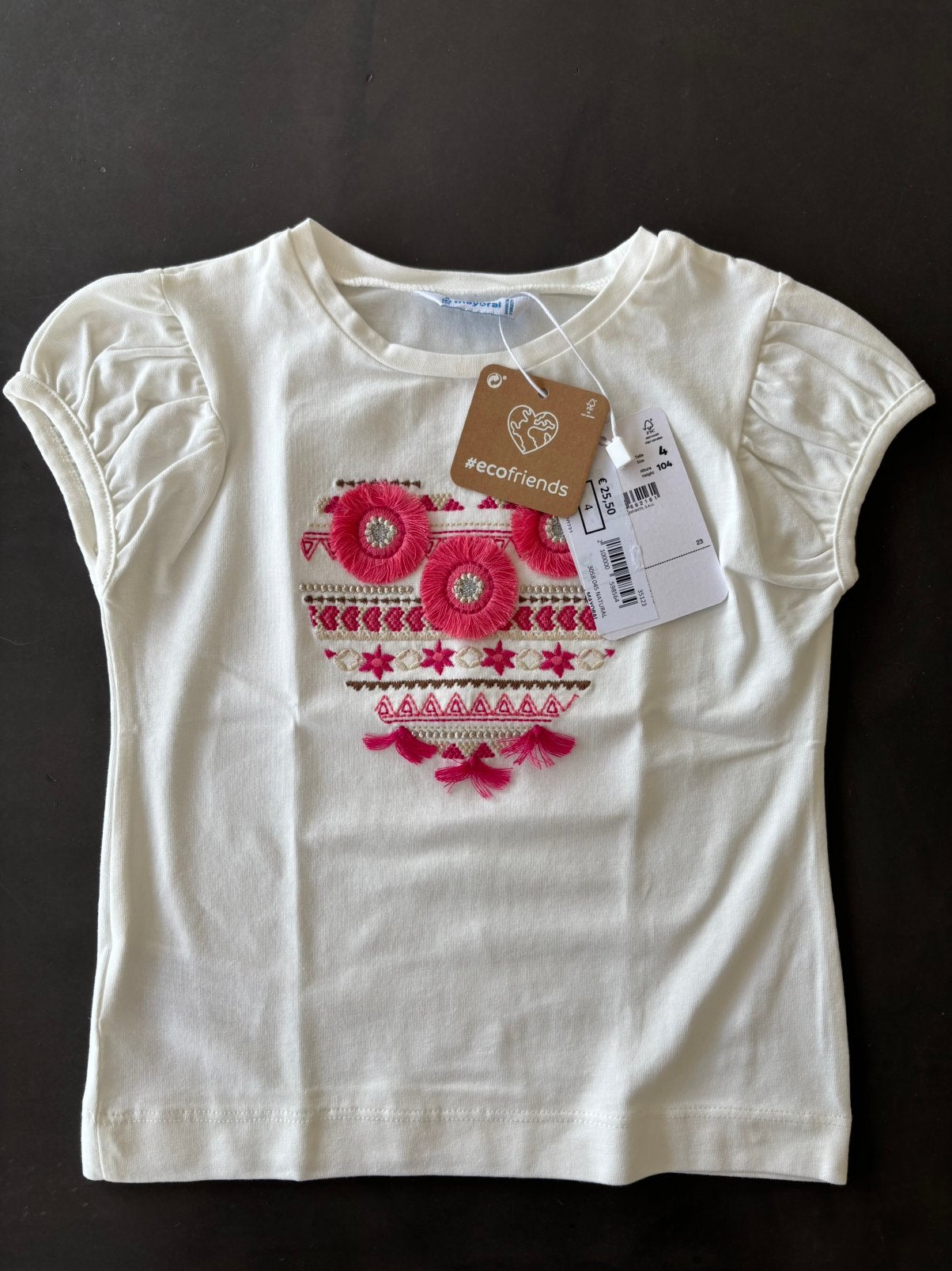 Nieuw tshirt Mayoral 4 jaar meisje, Kinderen en Baby's, Kinderkleding | Maat 104, Ophalen, Nieuw, Meisje, Shirt of Longsleeve