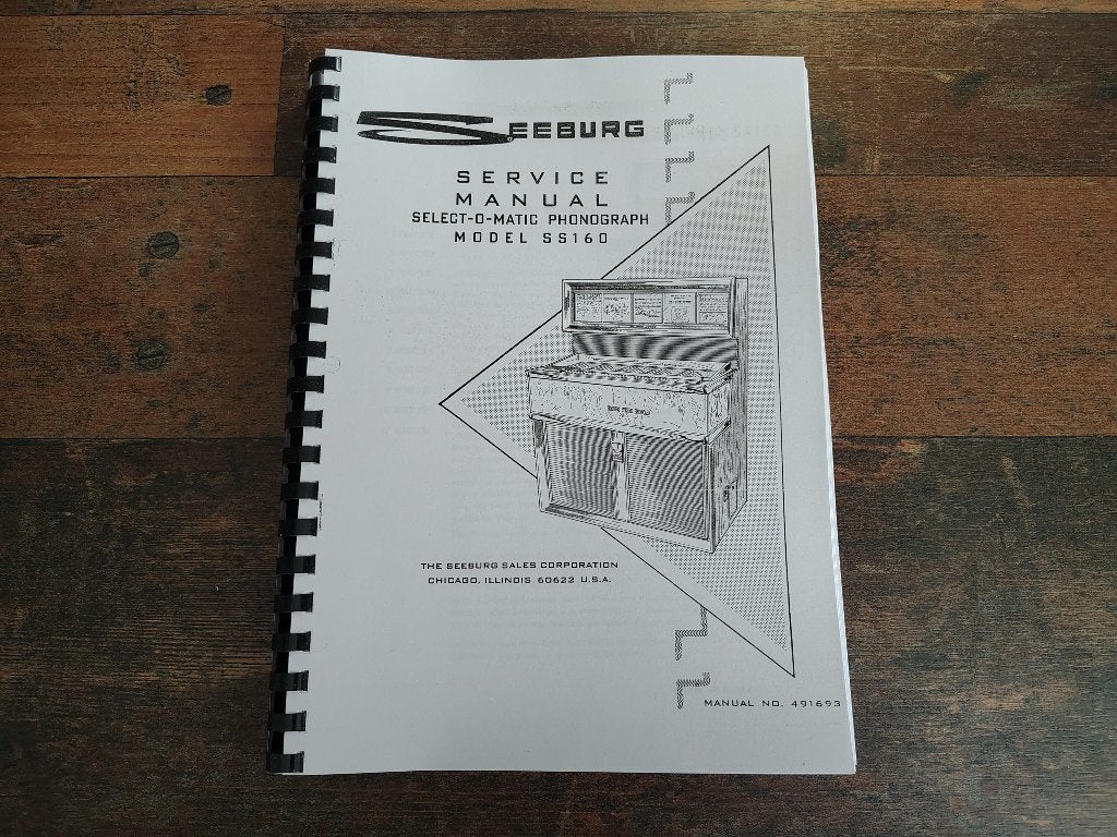 Service Manual: Seeburg Showcase (1967) jukebox NIEUW !!, Collections, Machines | Jukebox, Seeburg, Envoi