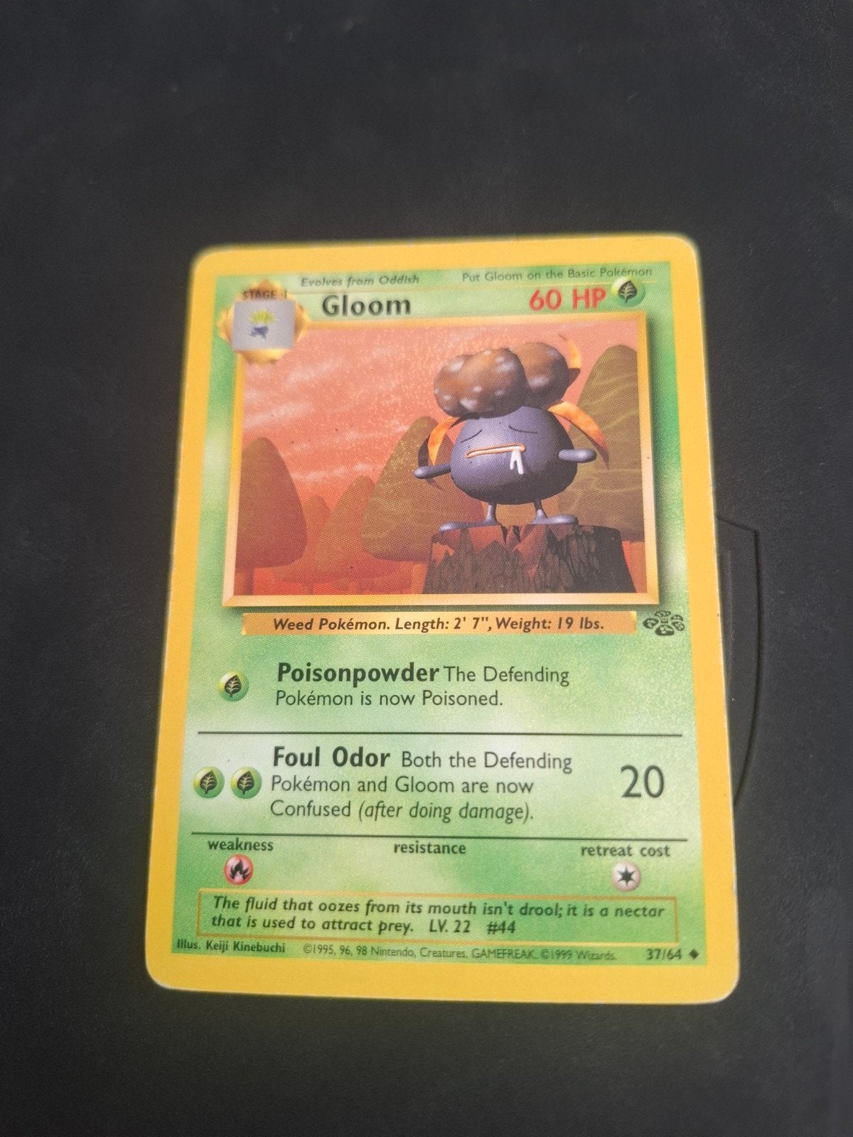 Coffret Pokémon Gloom Jungle 37/64 (1999) - Carte rare, Enlèvement ou Envoi